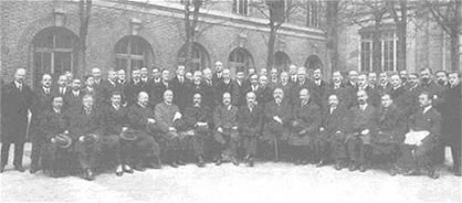 1921年 第1回パリ大会出席者